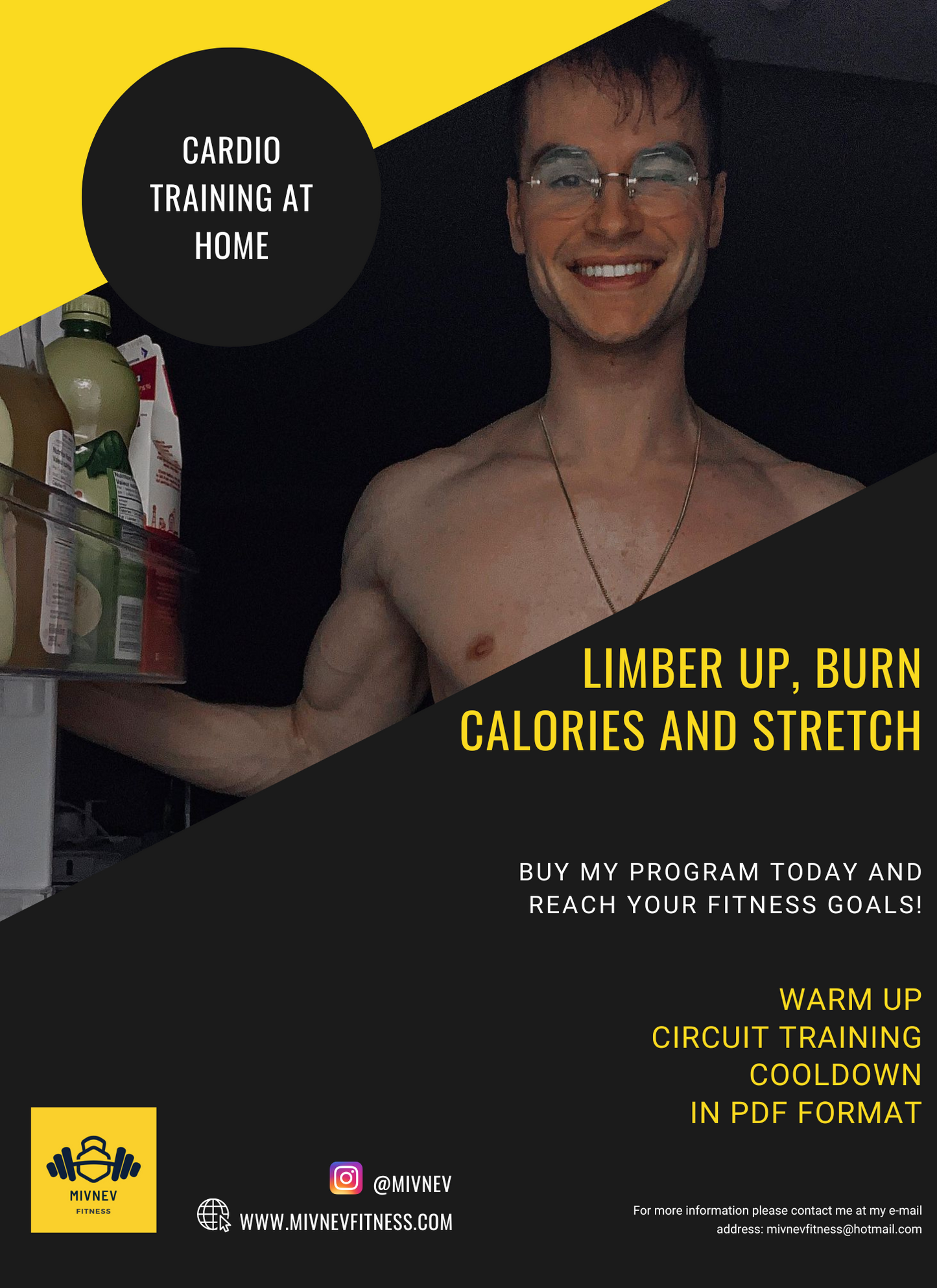 Cardio training program at home
